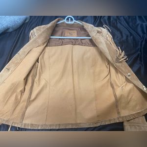 Ralph Lauren- RL Suede Fringe jacket Western style RARE